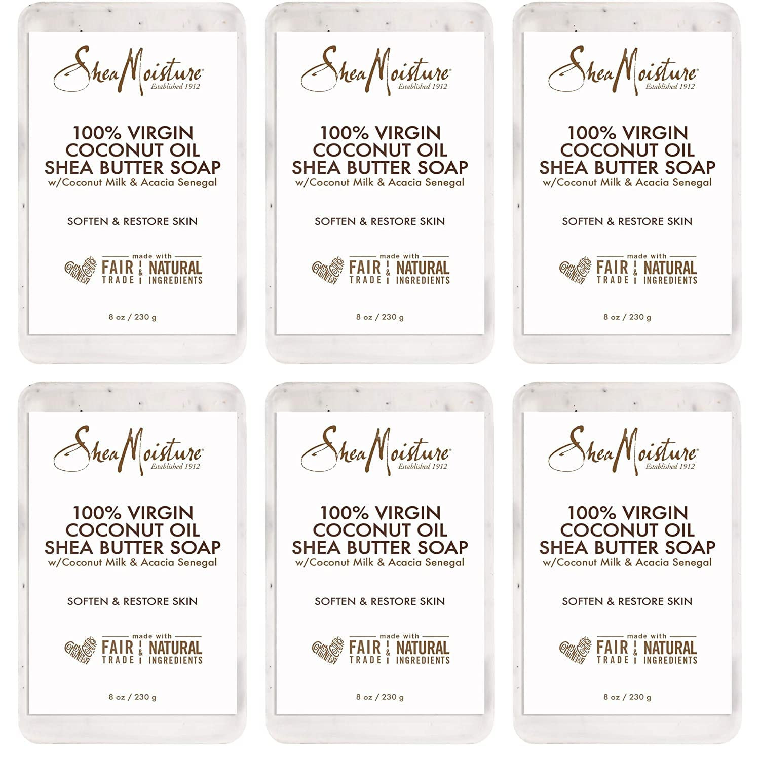 Body Wash Bar Soap 8 Oz Bar - 6 Pack