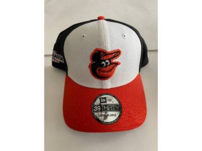 Baltimore Orioles New Era 39THIRTY Fitted Cap with 2016 Postseason Patch - Size
