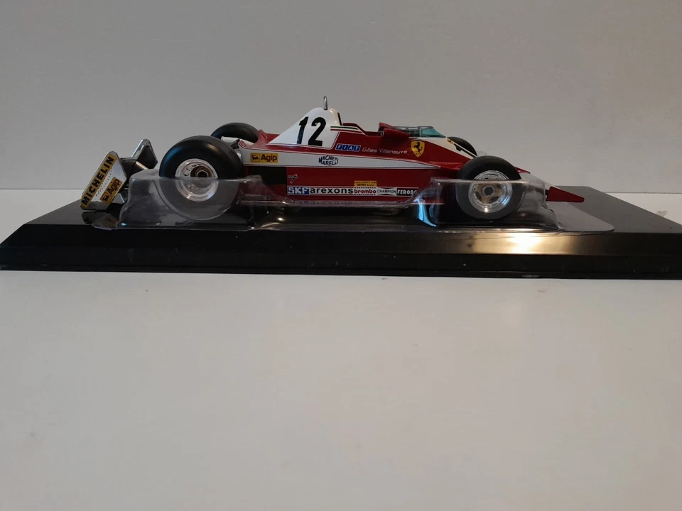 D15 DAMAGED 1/24 F1 Ferrari 312 T3 Villeneuve 1978 Centauria Atlas Panini Altaya - Bild 4 von 4