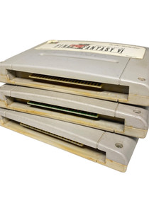 Super Famicom SFC Final Fantasy Bundle Lot IV V VI  Japanese Import