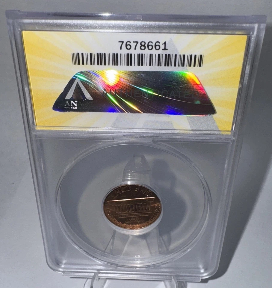 1959 Lincoln Memorial Cent Doubled Die - ANACS MS 64 RD - DDO-001, FS-101 - Image 4 of 4