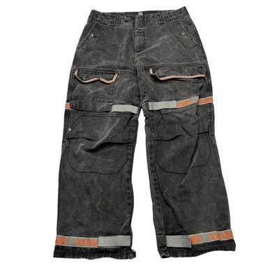 Marithe Francois Girbaud MFG Baggy Jeans Shuttle Tape Wide Leg Mens 36x31 Cargo