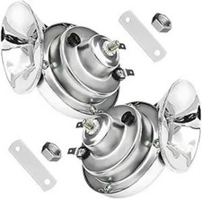 Super Loud Car Snail Horns, 12V 300DB Durable Car Hor Color: SilverSize: 2 PCS