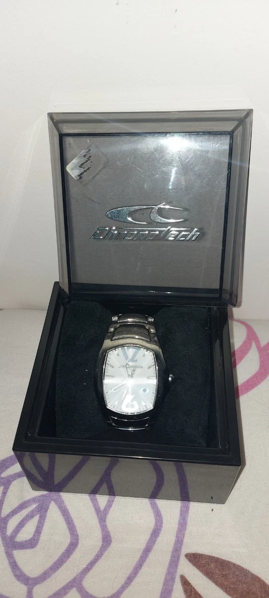 Chronotech CT7896M-92: Orologio Uomo Analogico Quarz Con Cinturino In Pelle Di Vitello Nero