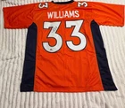 JAVONTE WILLIAMS Denver Broncos Signed Custom Jersey Beckett certified NFL