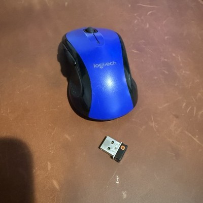 Logitech M510 Wireless Mouse Blue/Black W/ Unifying Receiver