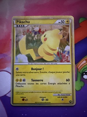 Pikachu French World Collection 2010 Promo Holo Pokémon TCG | eBay