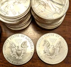 1 oz American Silver Eagle .999 Silver BU