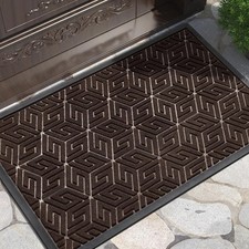 Doormat Outdoor Entrance All Weather door Mats for Front Door Patio Porch 30x17