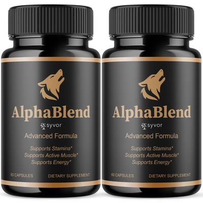 (2 Pack) Alpha Blend Pills for Men Advanced Formula Vitamin Supplement 120 Caps