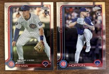 2025 Topps Chrome Update - Matt Shaw #USC135 & Cade Horton #USC63 (RC)