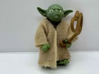 Vintage 1980 Kenner Star Wars Yoda Action Figure Tan Brown Snake Hong Kong YSW