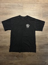 Vintage World Gym Staff T-Shirt M/L Men's Black Workout Fitness Spell Out 90s