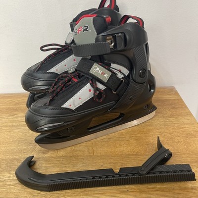 SFR Eclipse verstellbare Schlittschuhe in Schwarz Größe 4/7 UK