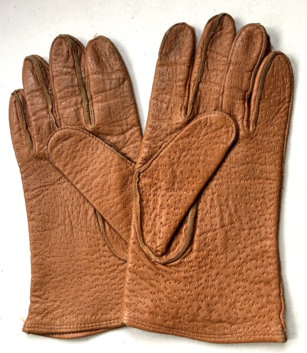 【カシミヤ】WASHABLE LEATHER GLOVES [BUSINESS] Leather Business Vintage Gloves for sale | eBay