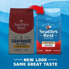 Seattle s Best Lighthouse Light Roast Ground Coffee 12 oz 100 Arabica