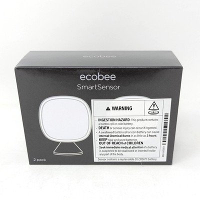 Ecobee Thermostat EB-RSHM2PK-01 Room Sensors - 2 Pack