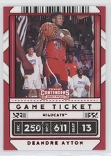 2020 Panini Contenders Draft Picks Variation Game Ticket Red DeAndre Ayton 1u6