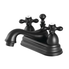 Kingston Brass KS360.AX Restoration 1.2 GPM Centerset Bathroom - Black