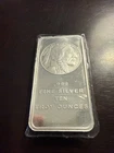 BUFFALO INDIAN HEAD .999 FINE SILVER TEN TROY OUNCES SILVER BAR Sealed