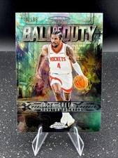 2025-26 Topps Chrome #BD-8 Jalen Green Ball of Duty Aqua Refractor #/199