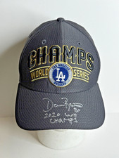 Dave Roberts Signed Dodgers 2020 WS Champs Licensed Hat '2020 WS Champs' PSA