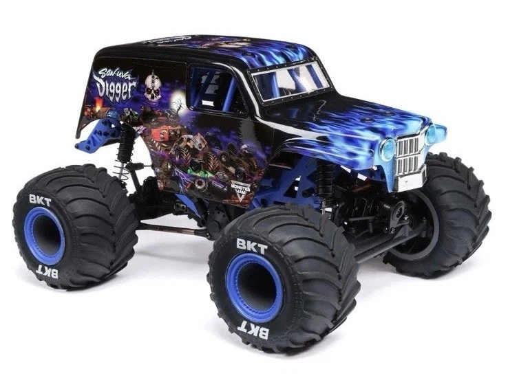 Losi 1/18 Mini LMT 4X4 Brushed Monster Truck RTR, Son-Uva Digger. - Image 2 of 4