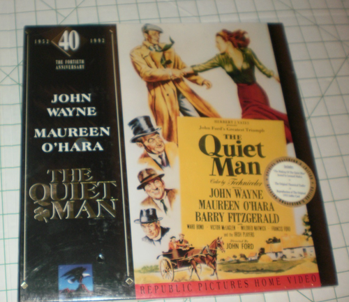 The Quiet Man LaserDisc 40th Anniversary Box Set NEW SEALED John Wayne ...