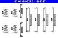 NEU - ATE 03.0137-9327.2 ZubehöRsatz, Feststellbremsbacken FüR Volvo