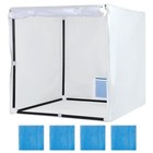 Airbrush Paint Spray Booth,30 * 30 * 30inch Portable Spray Paint Booth Tool