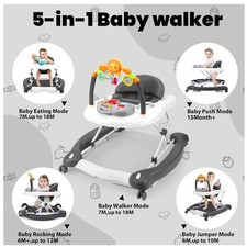 Triangular Design Baby Walker with Safety Features