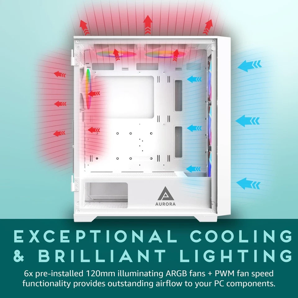 CUSTOM BUILT GAMING PC AMD RYZEN 5 7600X 8GB DDR5 512GB NVMe GTX 1650 CU9.60.44 - Image 4 of 4