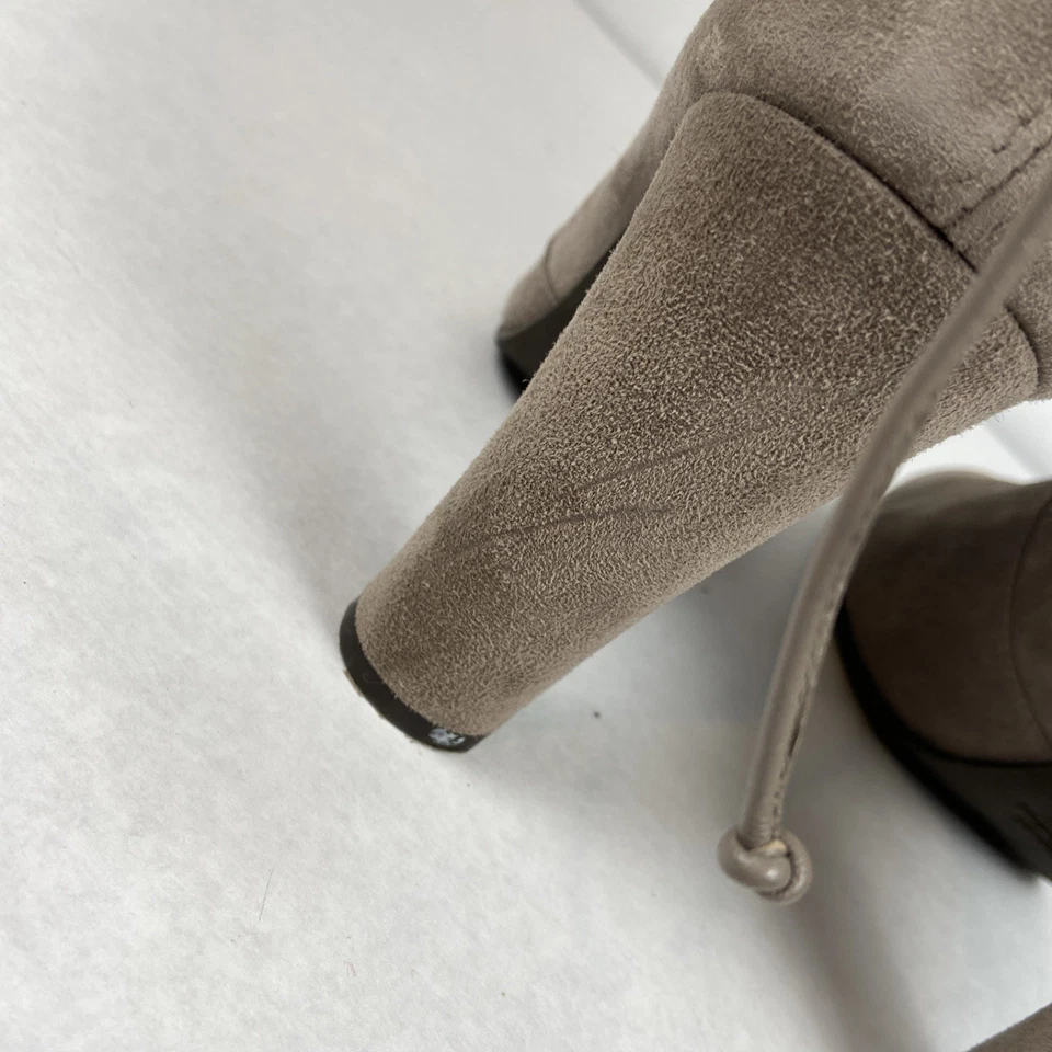 STUART WEITZMAN THIGH-HIGH BOOTS SUEDE TAN SZ 9 - Image 4 of 4