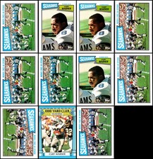 1987 Topps Curt Warner (11) Card Lot - A REAL GEM – MAKE EVERY DAY SPECIAL!