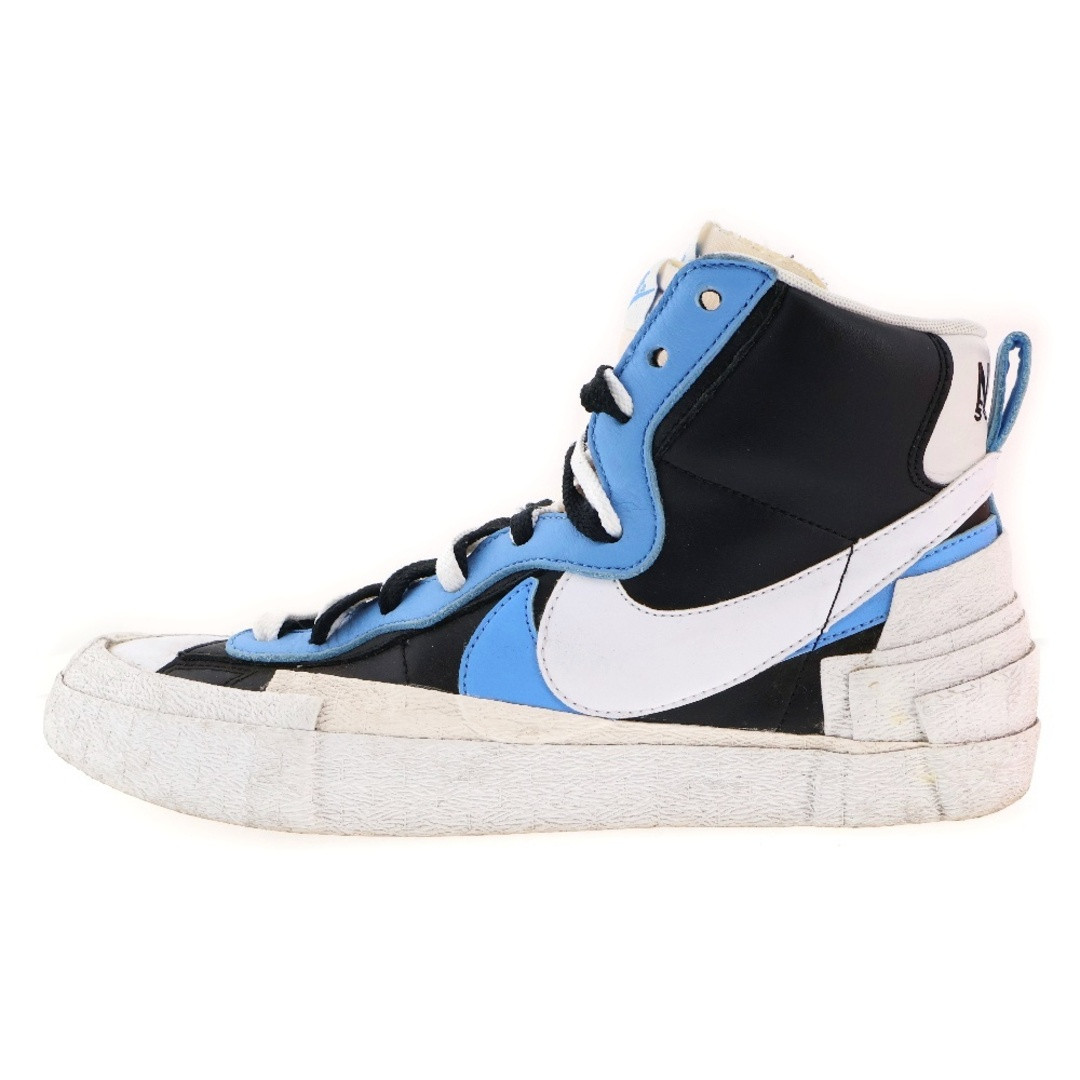 NIKE x SACAI BLAZER MID BV0072-001 SAKAI MID-TOP SNEAKERS BLUE  