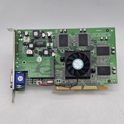 Vintage NVIDIA GeForce2 GTS AGP Video Card 32MB Green 180-P0020-0100-E VGA