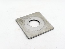 Original aluminum lens board for Graflex Speed Graphic with Copal 0 hole