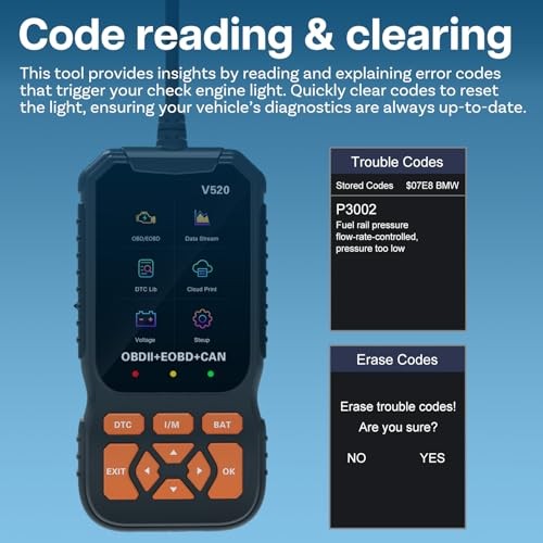 Universal V520 V309 OBD2 Scanner Diagnostic Auto Check Engine Fault Error Code Reader Battery Tester For Read Car Drop Shipping - 34