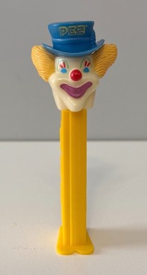 Peter the Clown 1970 Pez Dispenser  Footed Yellow Base_Made In Slovenia