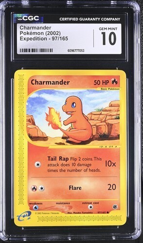 Charmander graded CGC 10 for sale on eBay