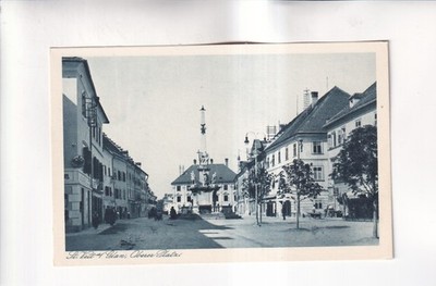 G978) Postcard, St. VEIT at GLAN Oberer Platz - Great DETAILS 1924