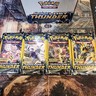 Pokemon Sun & Moon Lost Thunder (4) 3-Card Booster Packs Art Set 2018 Sealed
