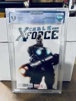 Cable and X-Force #1B SUPER Rare 1:150 Variant Deodato Cable Cover CBCS 9.8 # 1