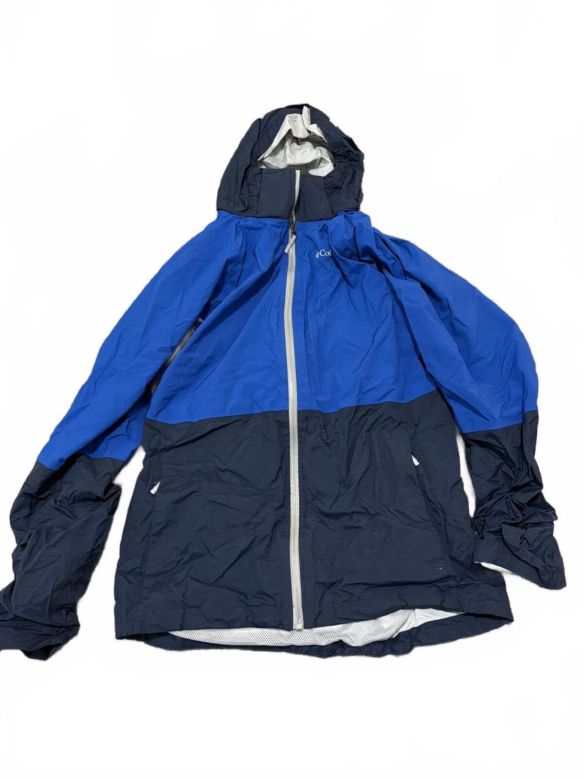 Columbia Boys XL Blue Black Outdoor Jacket Windbreaker