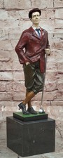Original Cesaro Bronze Sport Sculpture Handmade Home Office Décor
