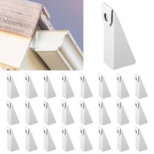 25 White Aluminum Gutter Wedges - 1/2 or 28 Slope - 1/2 or 28 Slope
