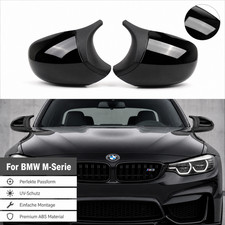 Sport M-Optik Au�enspiegelkappen zweiteilig Horn glanzschwarz F�r BMW 3er