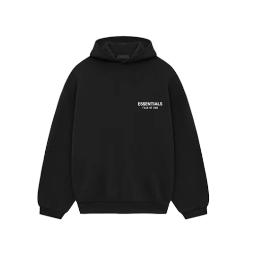 Fear of God Essentials Fleece Hoodie (FW24) Black 192HO246250F