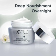 Lotus Herbals White Glow Skin Whitening and Brightening Nourishing Night Cr me