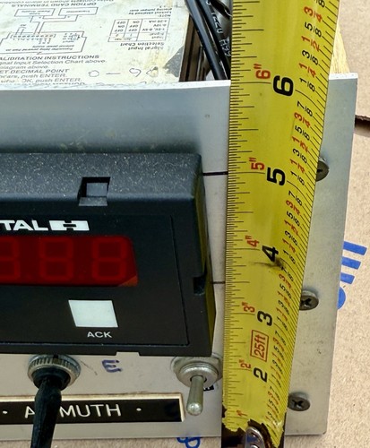 Elevation Azimut Precision Digital PD690-3-N Panneau Compteur Indicateur Boîtier Bois - Photo 8/9
